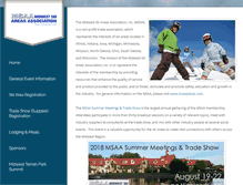 Tablet Screenshot of msaaevents.org